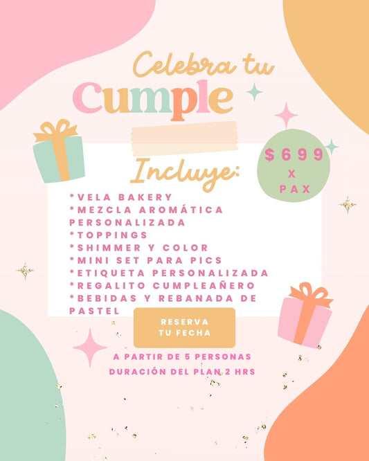 Reserva Celebra tu Cumple