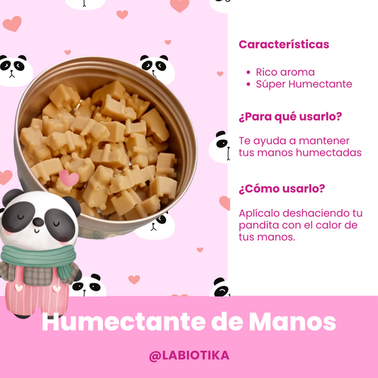 Panditas Humectantes de Manos